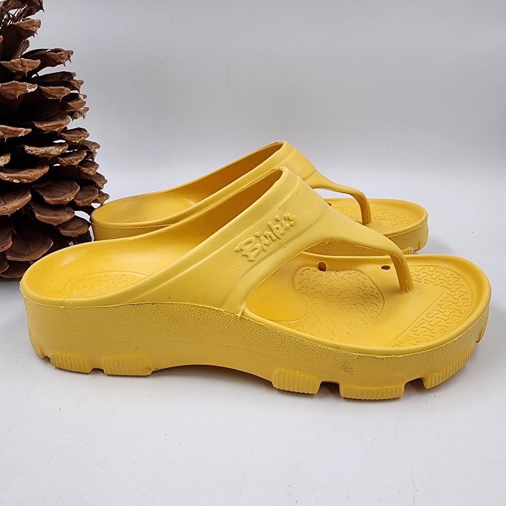 Birkenstock Birki's Yellow Womens 37 EU 6.5-7 US